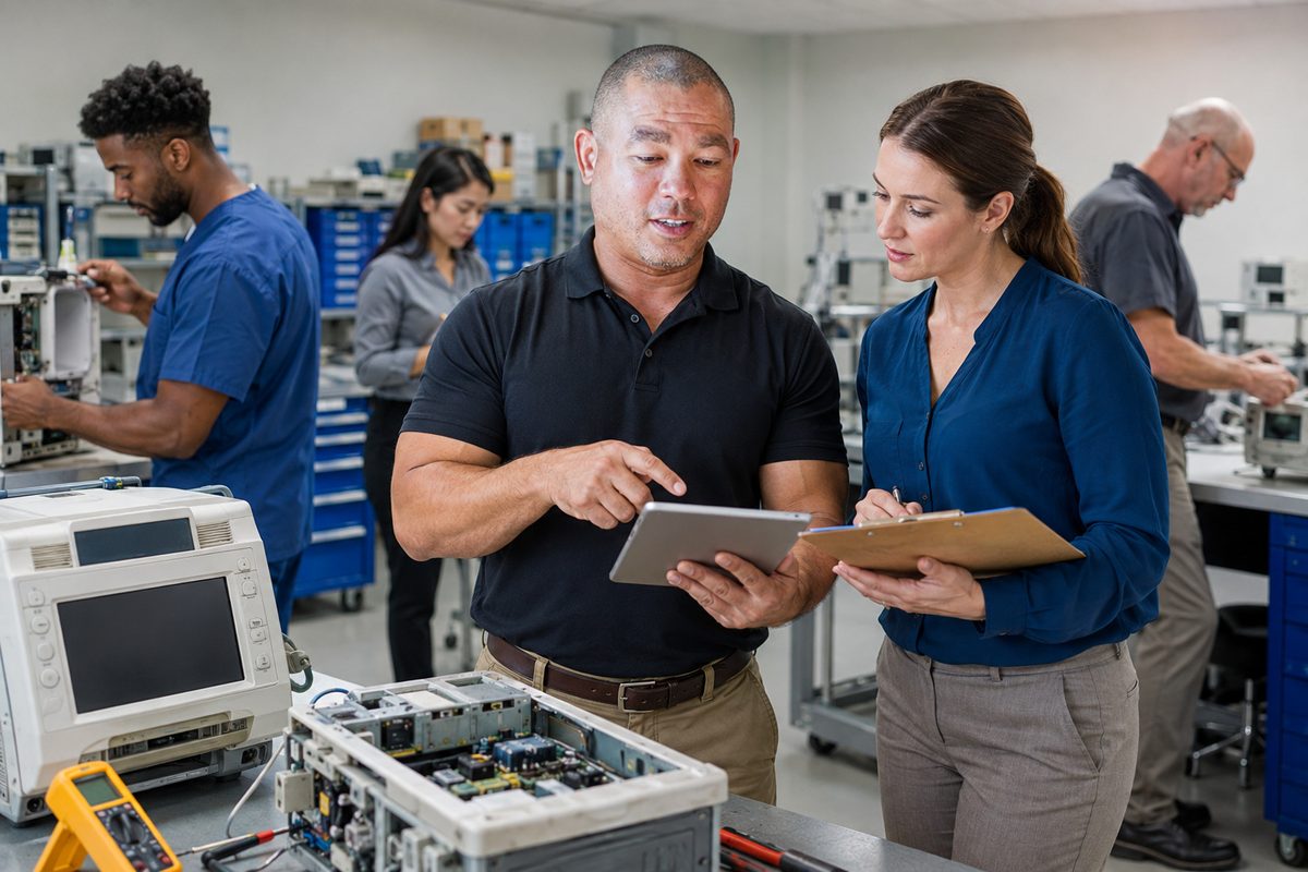 Biomedical warranty and vendor coordination