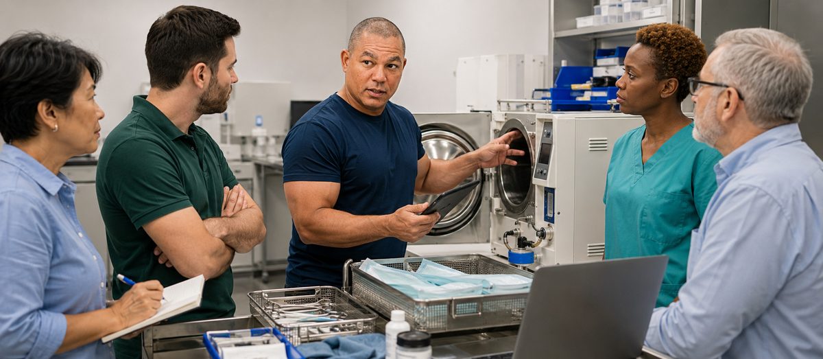 Devin Leads Sterilizer Maintenance Planning