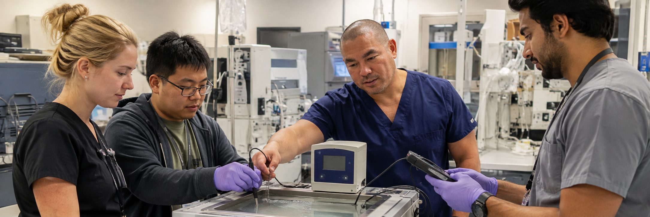 Clinical laboratory analyzer service and preventive maintenance by biomedical technicians