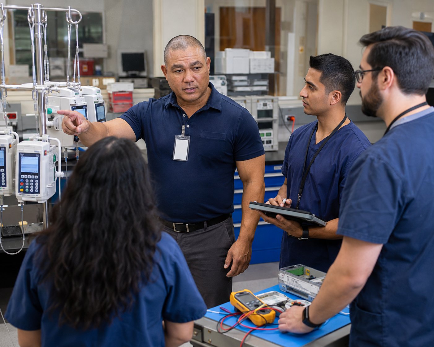 BiomedRx healthcare technology management team delivering biomedical equipment maintenance burbank
