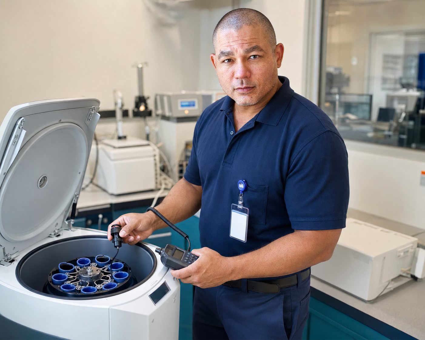 BiomedRx technician performing biomedical equipment maintenance burbank to protect patient safety